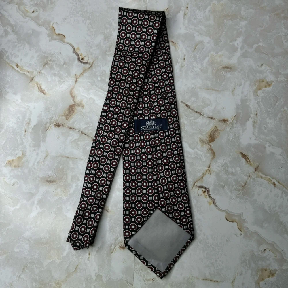 Stafford All Silk‎ Men's Tie 3 3/4